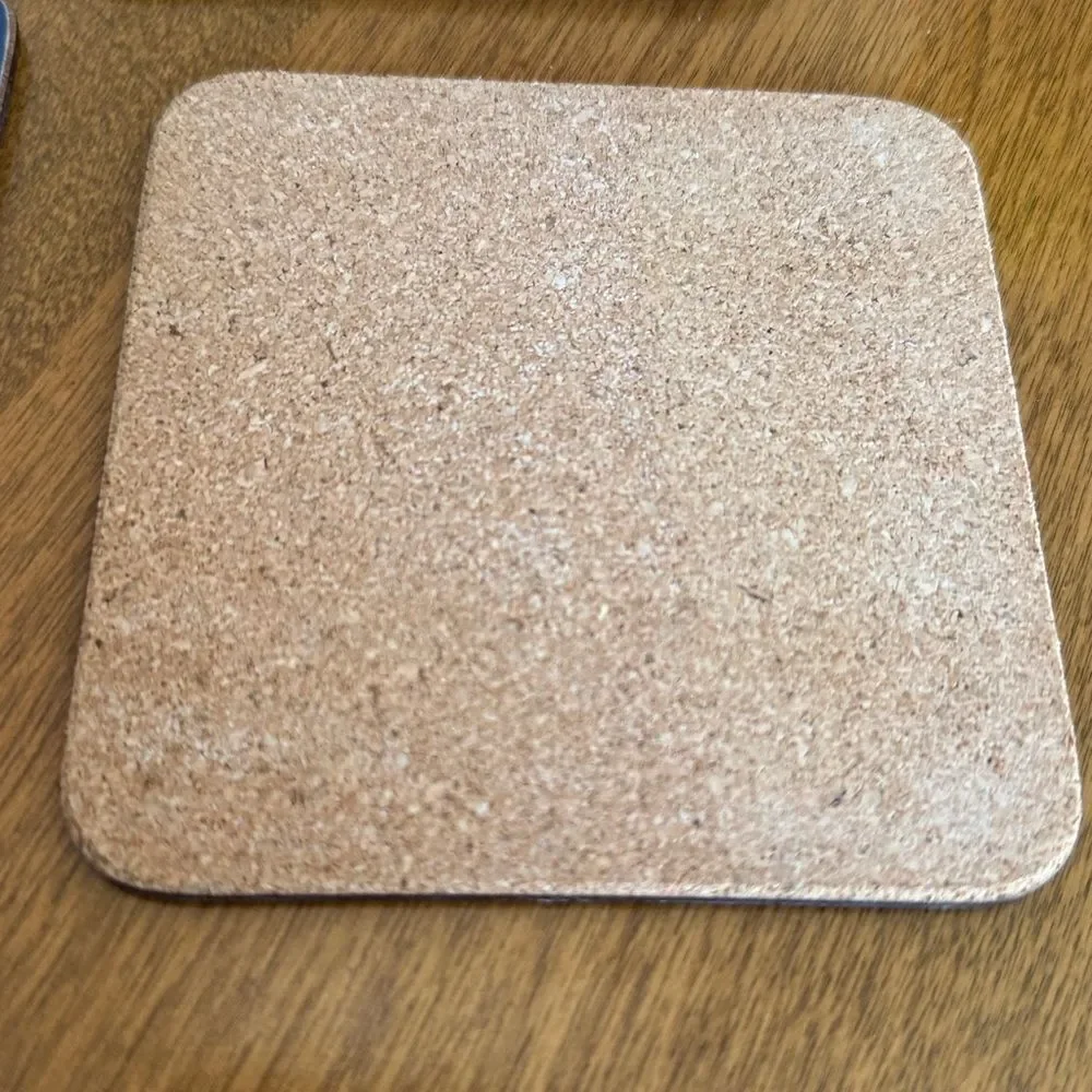 Vintage English Life cork coasters